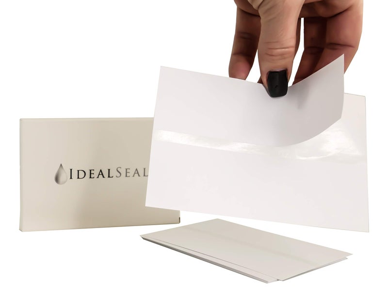 IDEALSEAL Preferred Postage Supplies Box of 100 Double Postage Meter Tapes 5 1/4 x 3 1/2 Compatible Replacement Tape for PB 612-0, 612-7, 612-9 & 620-9 Postage Meter Tape Two Labels Per Sheet - Image 1